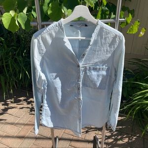 Zara oversized denim shirt